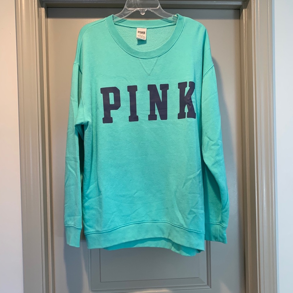 Mint Green PINK Sweatshirt